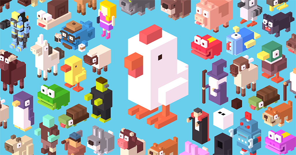 Crossy Road game characters